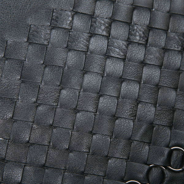 Bottega Veneta waxed leather tote 16053 black - Click Image to Close